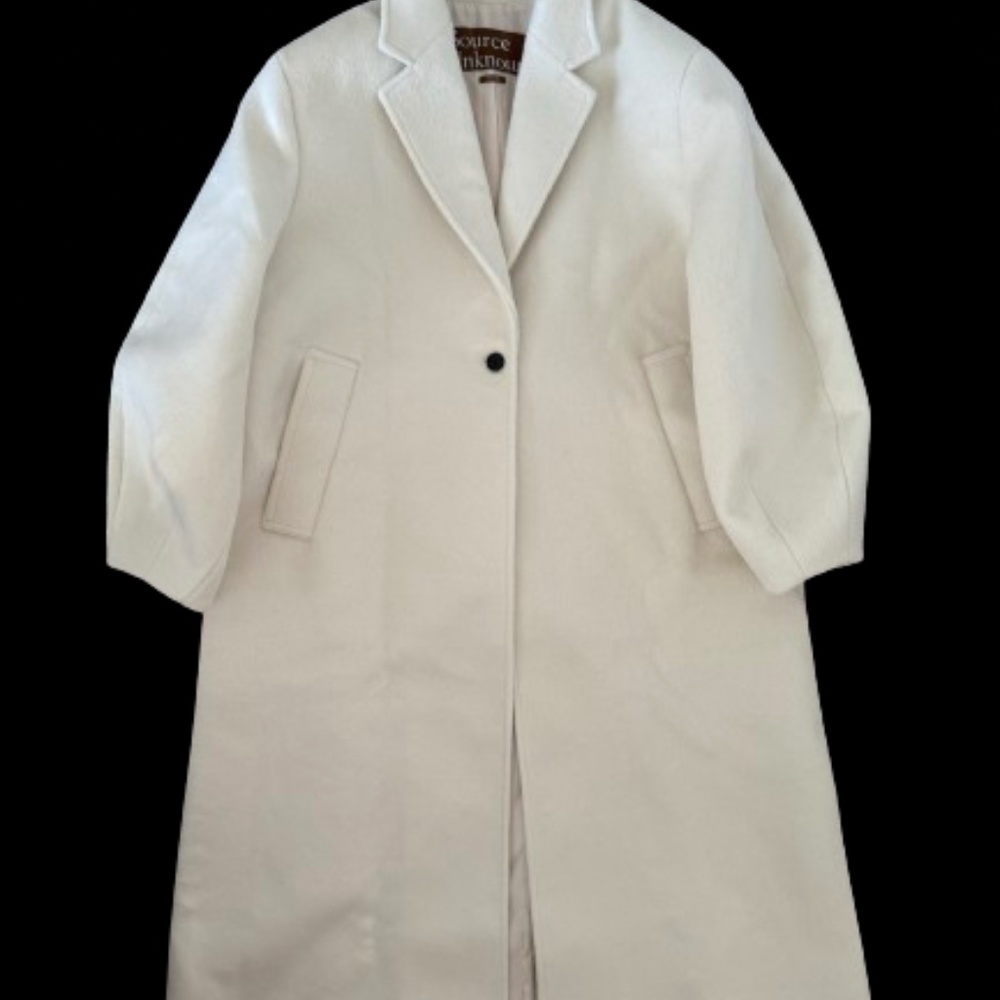 Coat By Source Unknown Nuevo Cocoon Coat, Powder - image 2